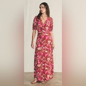 Faherty Sorrento Print Maxi Dress NWT.   L